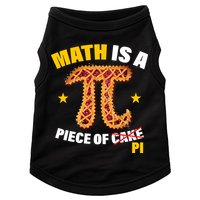 Math is a piece of pi Humor Doggie Tank