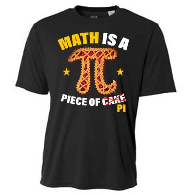 Math is a piece of pi Humor Cooling Performance Crew T-Shirt