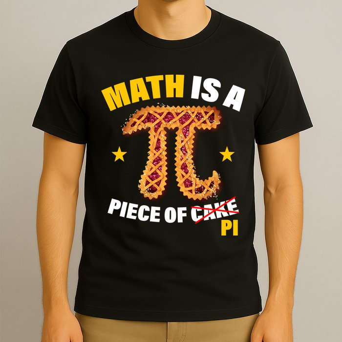 Math is a piece of pi Humor T-Shirt