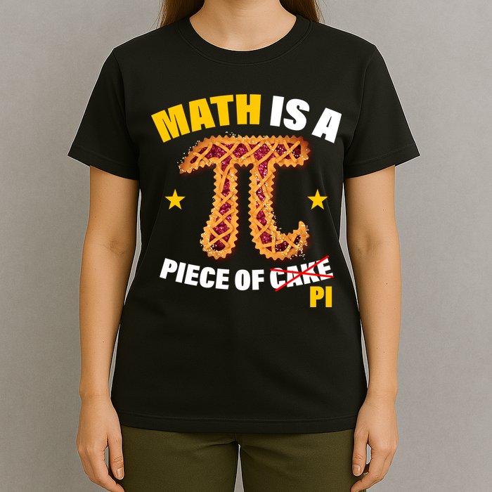Math is a piece of pi Humor T-Shirt