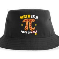 Math is a piece of pi Humor Sustainable Bucket Hat