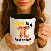 Math is a piece of pi Humor Mug