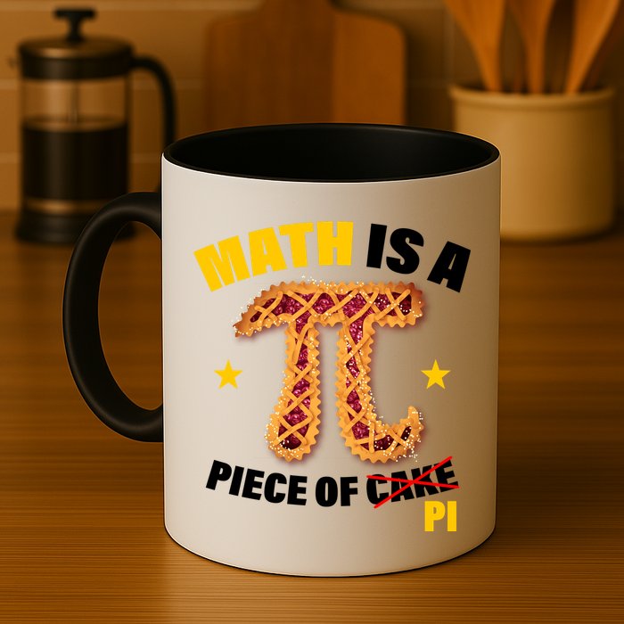 Math is a piece of pi Humor Mug