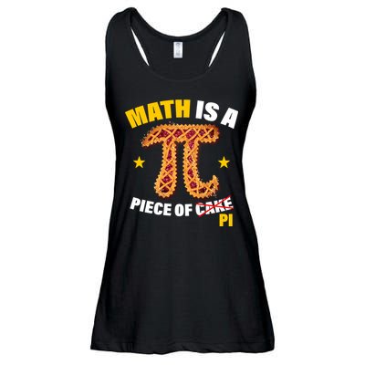 Math is a piece of pi Humor Ladies Essential Flowy Tank