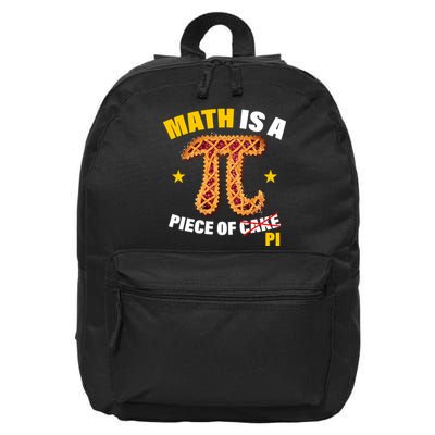 Math is a piece of pi Humor 16 in Basic Backpack