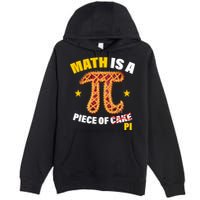Math is a piece of pi Humor Premium Pullover Hoodie