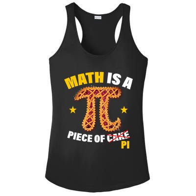 Math is a piece of pi Humor Ladies PosiCharge Competitor Racerback Tank