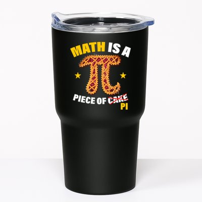 Math is a piece of pi Humor Tumbler