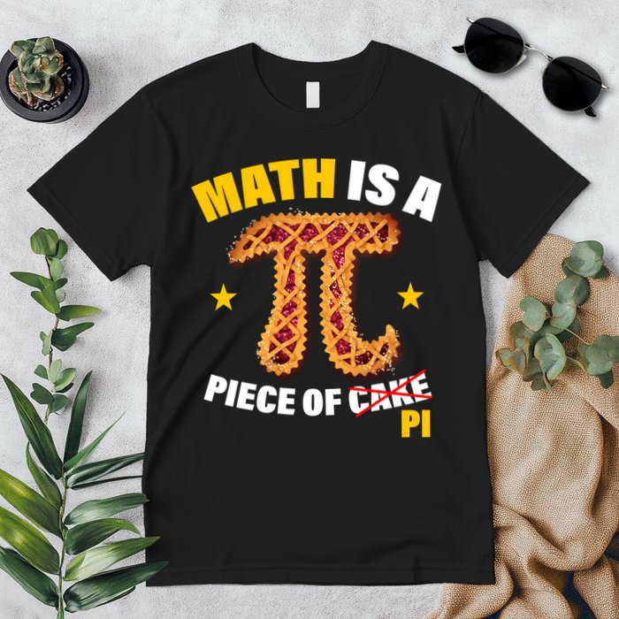 Math is a piece of pi Humor Premium T-Shirt