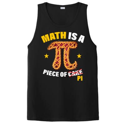 Math is a piece of pi Humor PosiCharge Competitor Tank