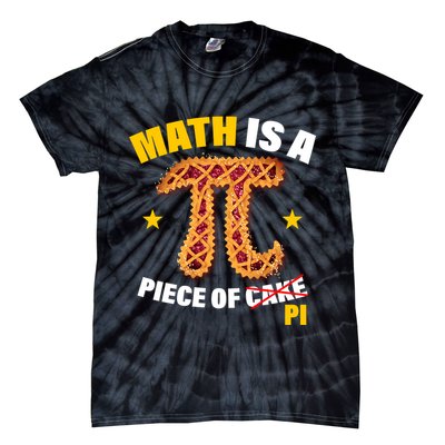Math is a piece of pi Humor Tie-Dye T-Shirt