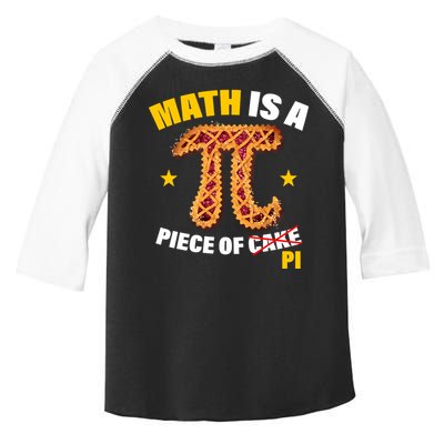 Math is a piece of pi Humor Toddler Fine Jersey T-Shirt