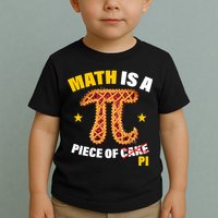 Math is a piece of pi Humor Toddler T-Shirt
