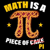 Math is a piece of pi Humor Toddler T-Shirt
