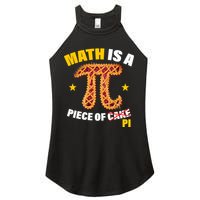 Math is a piece of pi Humor Women's Perfect Tri Rocker Tank