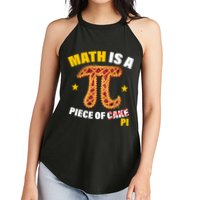 Math is a piece of pi Humor Women's Perfect Tri Rocker Tank