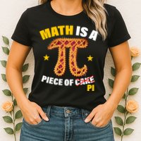 Math is a piece of pi Humor Womens T-Shirt