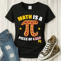 Math is a piece of pi Humor Womens T-Shirt