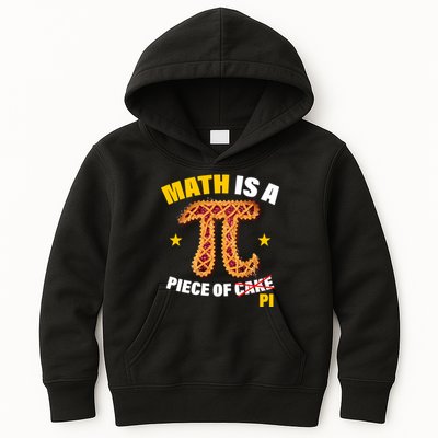 Math is a piece of pi Humor Kids Hoodie