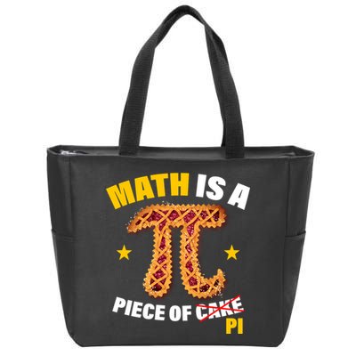 Math is a piece of pi Humor Zip Tote Bag