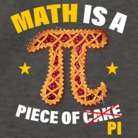 Math is a piece of pi Humor Vector Backpack