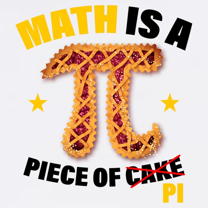 Math is a piece of pi Humor Garment-Dyed Sweatshirt
