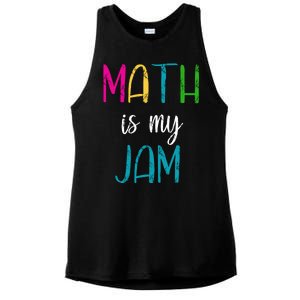 Math Is My Jam Ladies PosiCharge Tri-Blend Wicking Tank