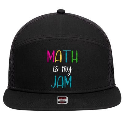 Math Is My Jam 7 Panel Mesh Trucker Snapback Hat