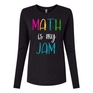 Math Is My Jam Womens Cotton Relaxed Long Sleeve T-Shirt