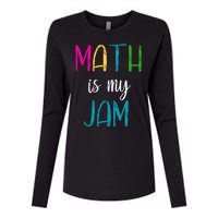 Math Is My Jam Womens Cotton Relaxed Long Sleeve T-Shirt