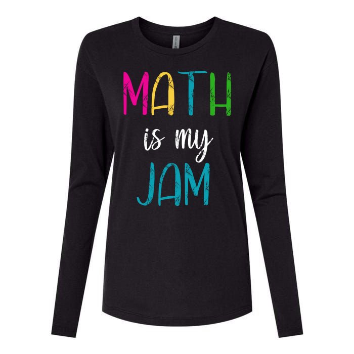 Math Is My Jam Womens Cotton Relaxed Long Sleeve T-Shirt