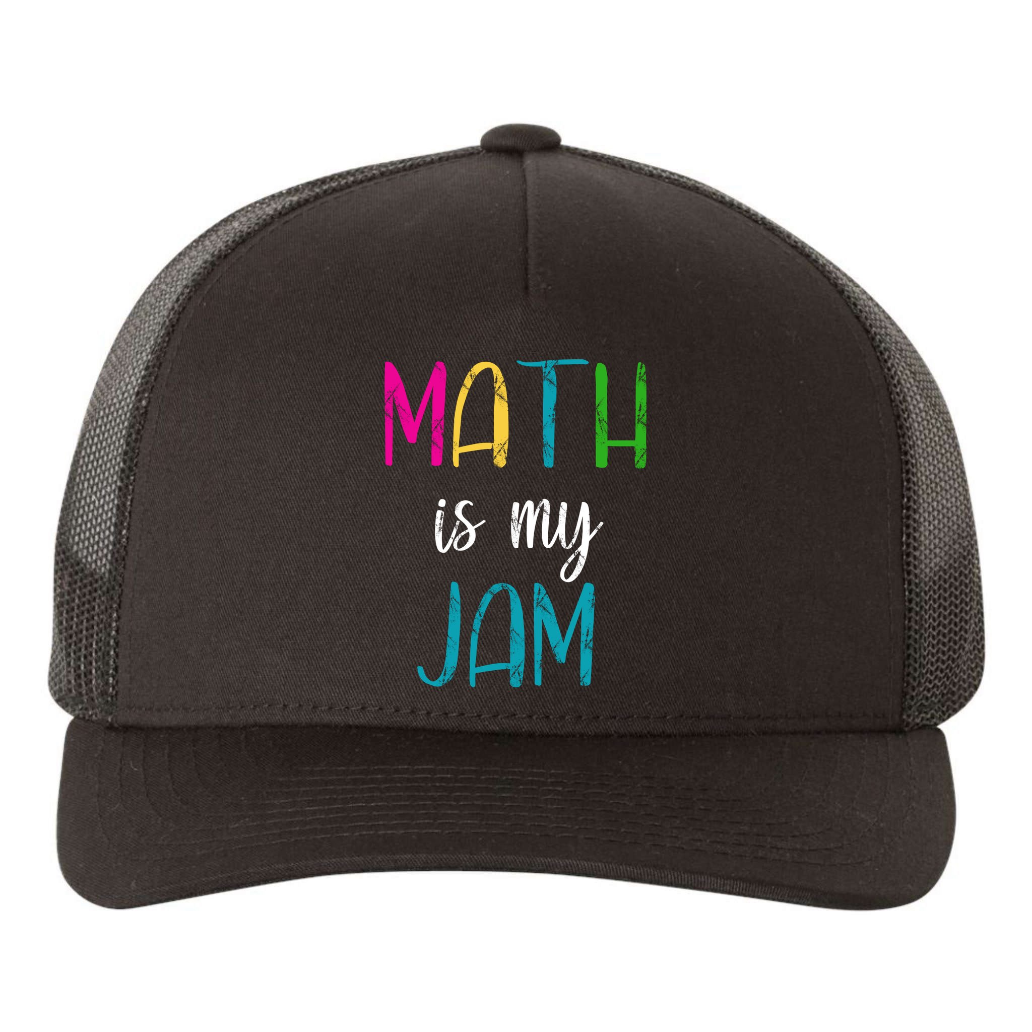 Math Is My Jam Yupoong Adult 5-Panel Trucker Hat