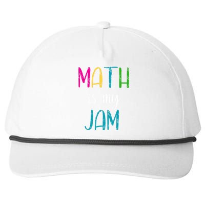 Math Is My Jam Snapback Five-Panel Rope Hat