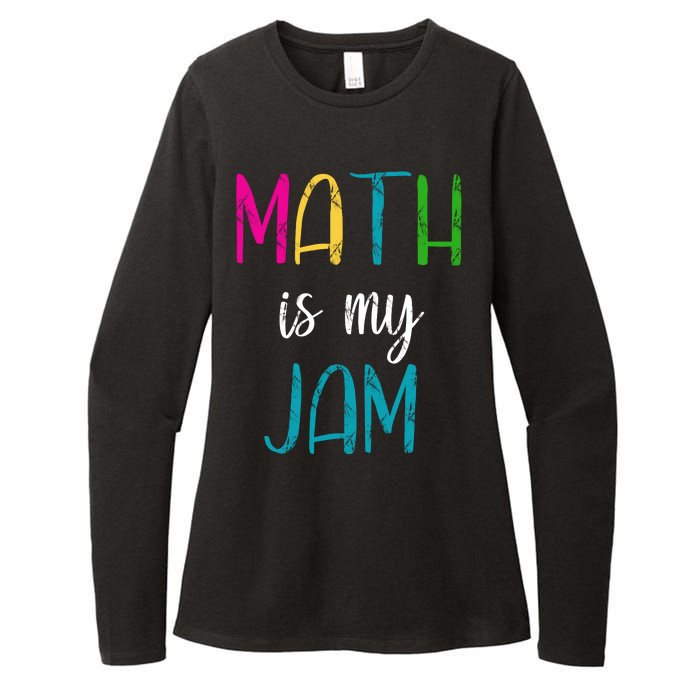 Math Is My Jam Womens CVC Long Sleeve Shirt