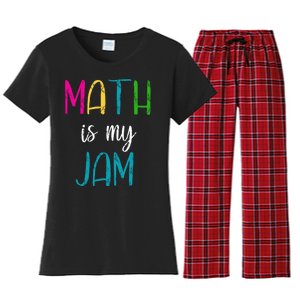 Math Is My Jam Women's Flannel Pajama Set