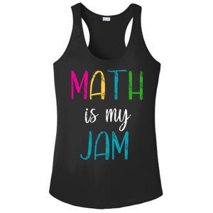 Math Is My Jam Ladies PosiCharge Competitor Racerback Tank