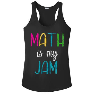 Math Is My Jam Ladies PosiCharge Competitor Racerback Tank