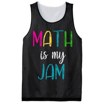 Math Is My Jam Mesh Reversible Basketball Jersey Tank