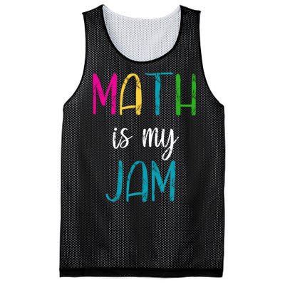 Math Is My Jam Mesh Reversible Basketball Jersey Tank