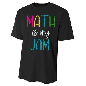 Math Is My Jam Performance Sprint T-Shirt