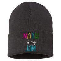 Math Is My Jam Sustainable Knit Beanie