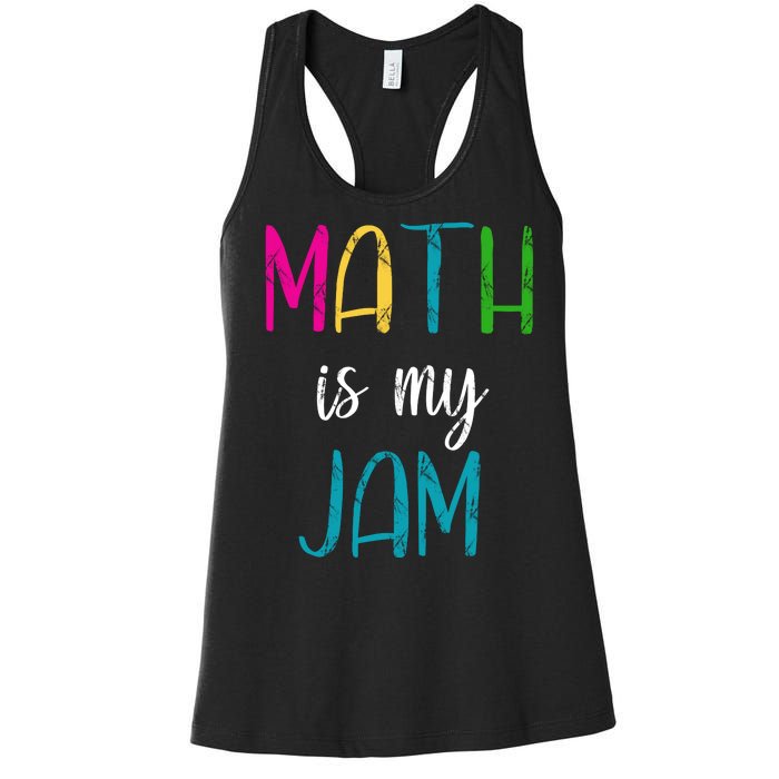 Math Is My Jam Women's Racerback Tank