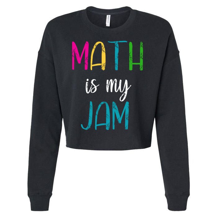 Math Is My Jam Cropped Pullover Crew