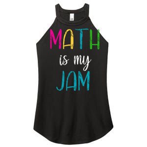 Math Is My Jam Women's Perfect Tri Rocker Tank