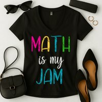 Math Is My Jam Women's V-Neck T-Shirt