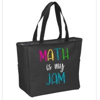 Math Is My Jam Zip Tote Bag
