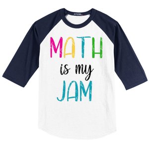 Math Is My Jam Baseball Sleeve Shirt