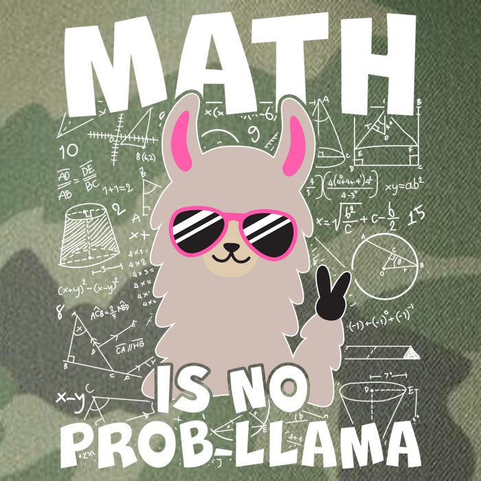 Math Is No Prob-llama Legacy Tie Dye Trucker Hat