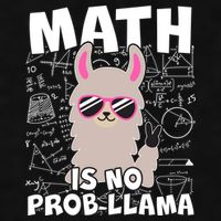 Math Is No Prob-llama Ladies PosiCharge Tri-Blend Wicking Tank