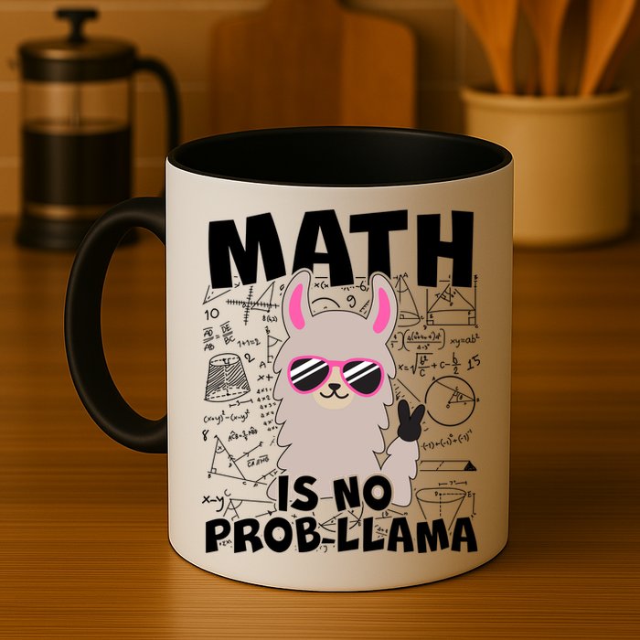 Math Is No Prob-llama Mug